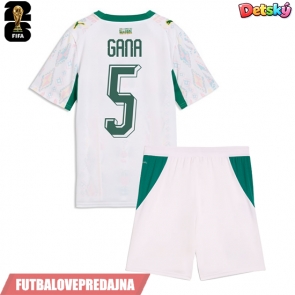 Lacne Dětský Futbalové dres Senegal Idrissa Gueye #5 MS 2026 Krátky Rukáv - Domáci (+ trenírky)